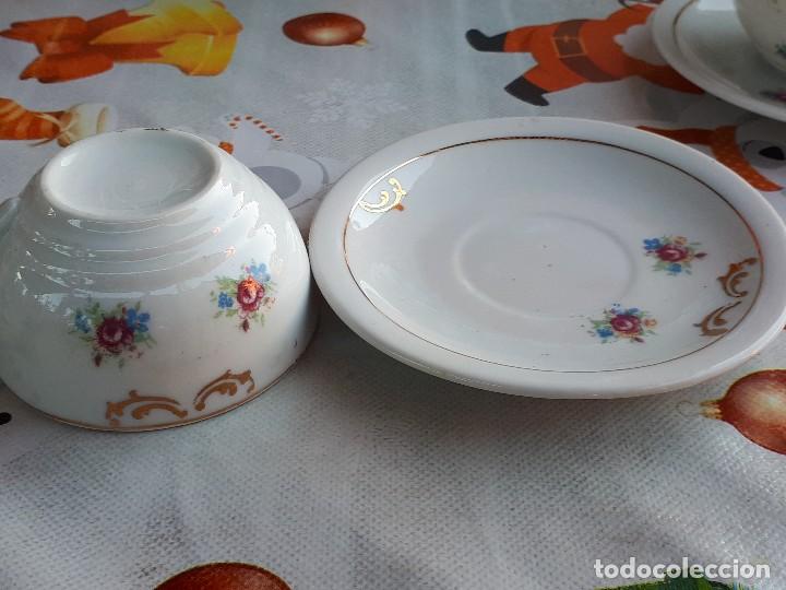 Antig&uuml;edades: antiguo juego de cafe tu y yo - Foto 3