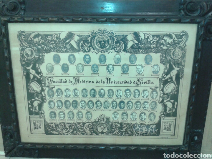Antig&uuml;edades: ANTIGUO MARCO MADERA TALLADA - Foto 1