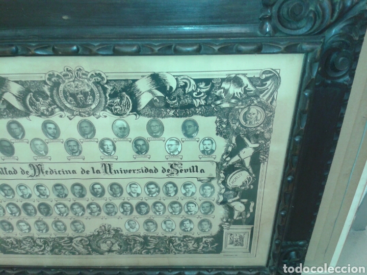 Antig&uuml;edades: ANTIGUO MARCO MADERA TALLADA - Foto 8