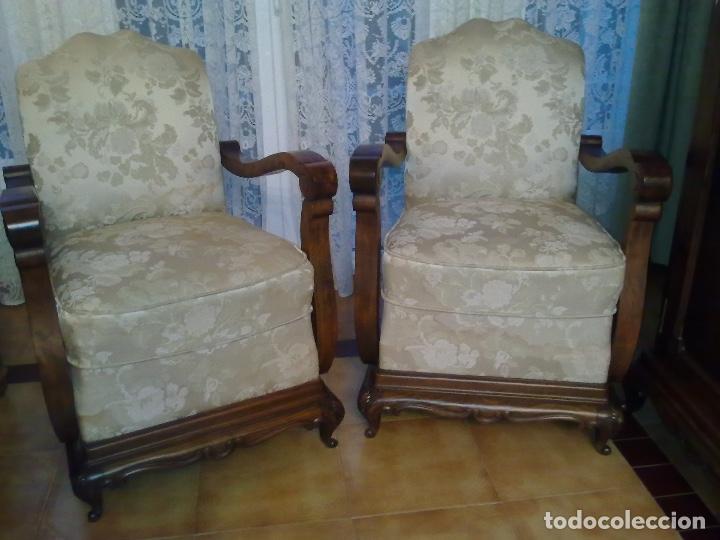 Antig&uuml;edades: Pareja de sillones antiguos - Foto 1