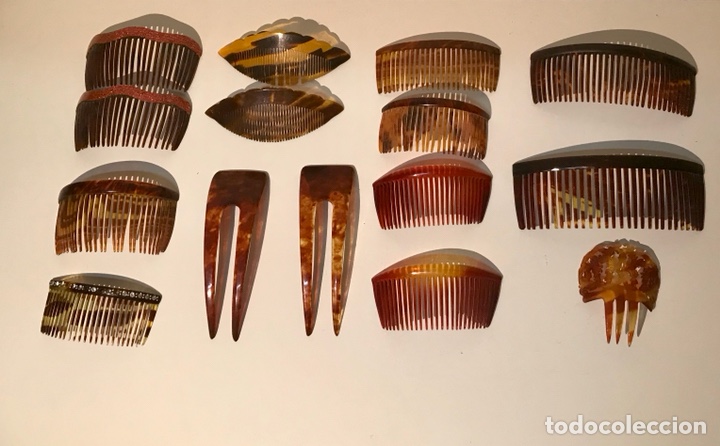 lote de 15 peinetas de la primera mitad del sig - Buy Antique ornamental combs and peinetas todocoleccion