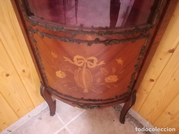 Antig&uuml;edades: VITRINA RINCONERA FRANCESA LUIX XV - Foto 2