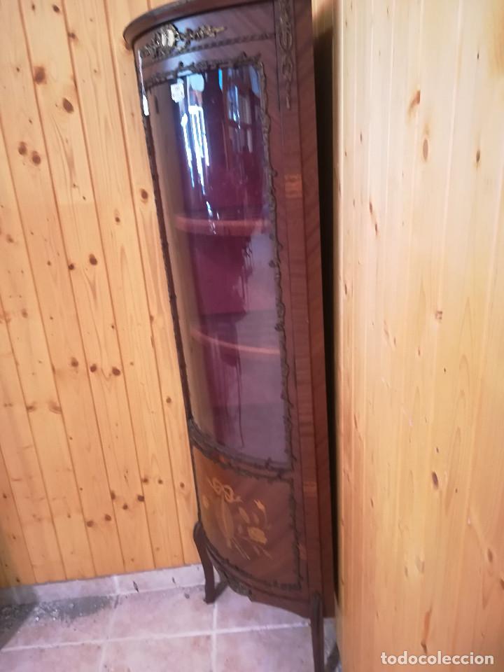 Antig&uuml;edades: VITRINA RINCONERA FRANCESA LUIX XV - Foto 4