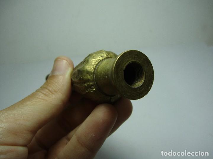 Antig&uuml;edades: Repuesto L&aacute;mpara. Bronce. - Foto 2