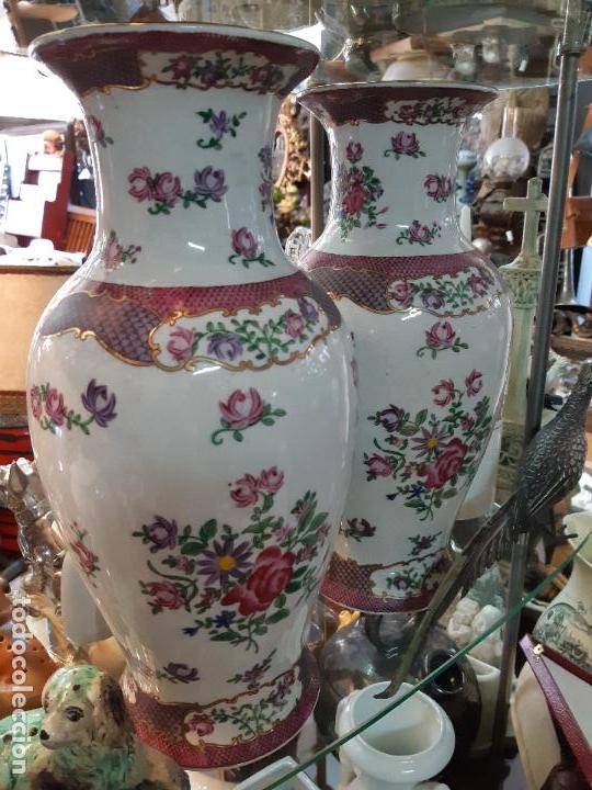 Antig&uuml;edades: JARRONES ORIENTALES CHINA - Foto 1