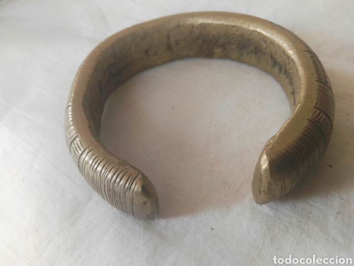 Antig&uuml;edades: Antiguo aro anilla bronce moneda - Foto 5