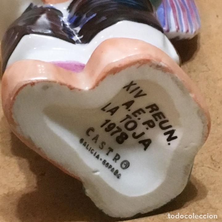 Antig&uuml;edades: Gaitero de porcelana del Castro - Foto 12