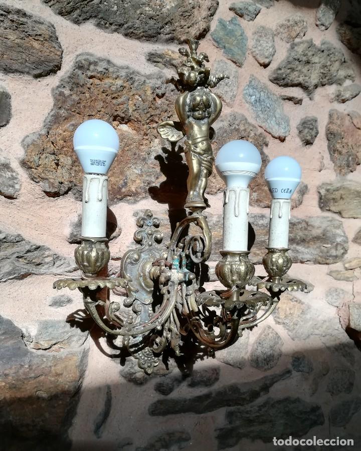 Antig&uuml;edades: Aplique de pared con angel - Foto 1
