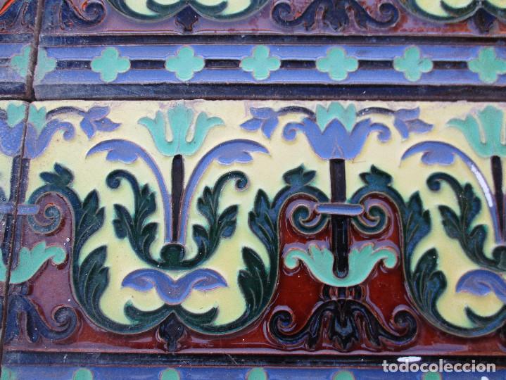 Antig&uuml;edades: Azulejos cenefas Ramos rejano - Foto 2