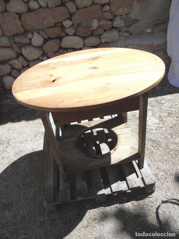 antigua mesa camilla redonda restaurada y decor - Compra venta en  todocoleccion
