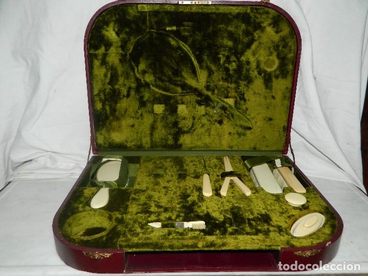 Antig&uuml;edades: ESTUCHE ANTIGUO DE TOCADOR - Foto 2