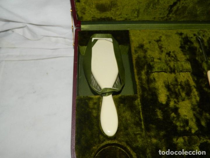 Antig&uuml;edades: ESTUCHE ANTIGUO DE TOCADOR - Foto 3