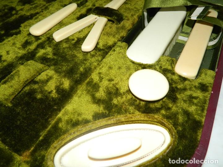 Antig&uuml;edades: ESTUCHE ANTIGUO DE TOCADOR - Foto 6