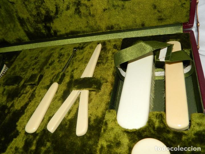 Antig&uuml;edades: ESTUCHE ANTIGUO DE TOCADOR - Foto 7