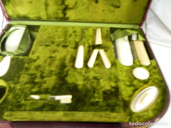 Antig&uuml;edades: ESTUCHE ANTIGUO DE TOCADOR - Foto 8