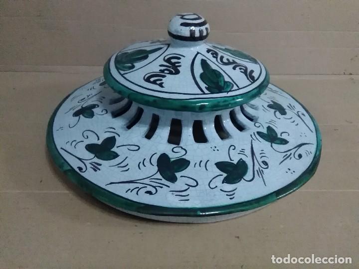 Antig&uuml;edades: Sopera de punter (3 piezas )50x30 ctms 4kls. Aprox - Foto 7