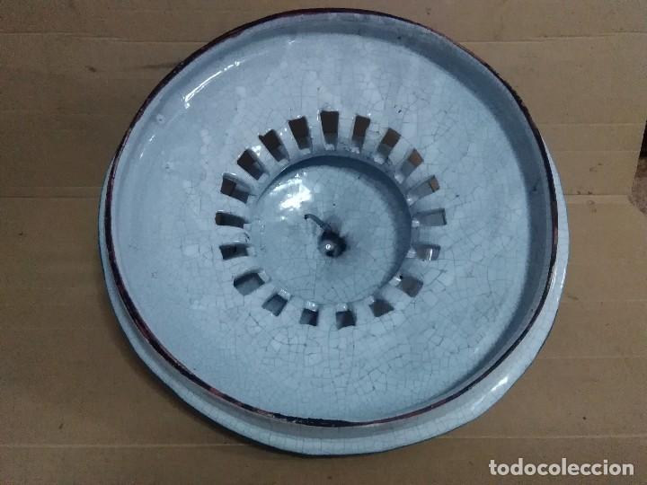 Antig&uuml;edades: Sopera de punter (3 piezas )50x30 ctms 4kls. Aprox - Foto 8