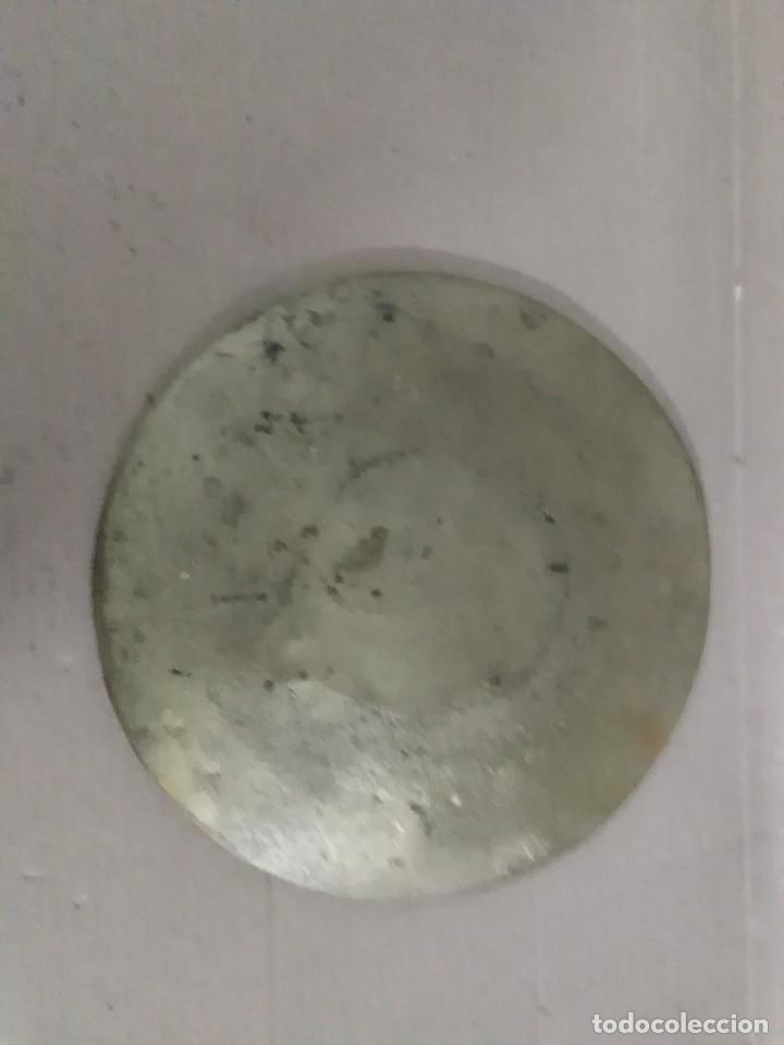 Antig&uuml;edades: Plato bronce Isabel ii 14 ctms - Foto 5
