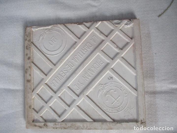 Antig&uuml;edades: Azulejo Pickman la Cartuja - Foto 2