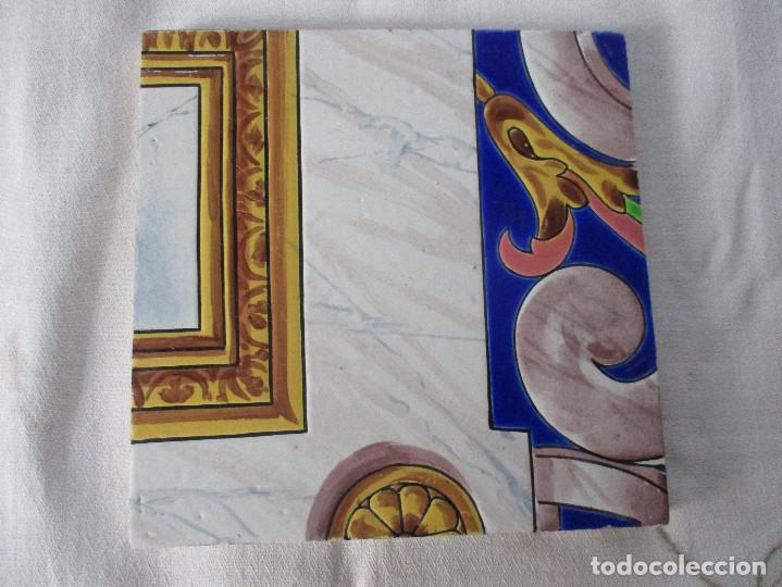 Antig&uuml;edades: Azulejo Pickman la Cartuja 3 - Foto 1