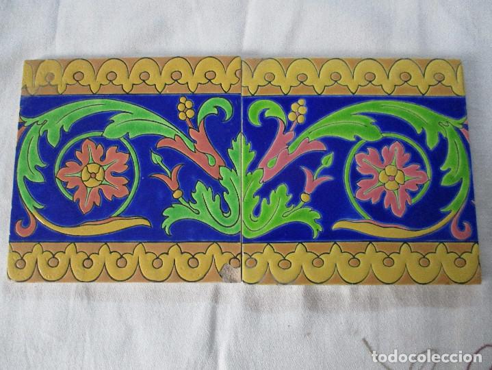 Antig&uuml;edades: Azulejo Pickman la Cartuja 6 - Foto 1