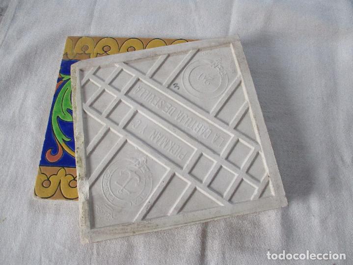 Antig&uuml;edades: Azulejo Pickman la Cartuja 6 - Foto 2