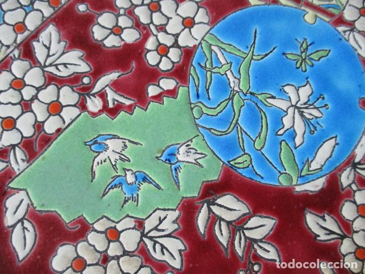 Antig&uuml;edades: Azulejo Pickman la Cartuja 32 - Foto 2