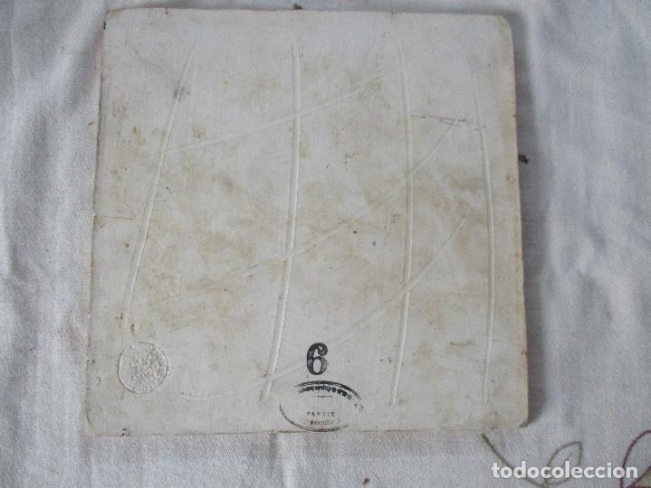 Antig&uuml;edades: Azulejo Pickman la Cartuja 32 - Foto 3