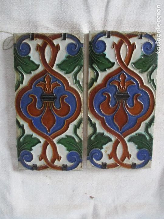 Antig&uuml;edades: Azulejo Pickman la Cartuja 34 - Foto 1