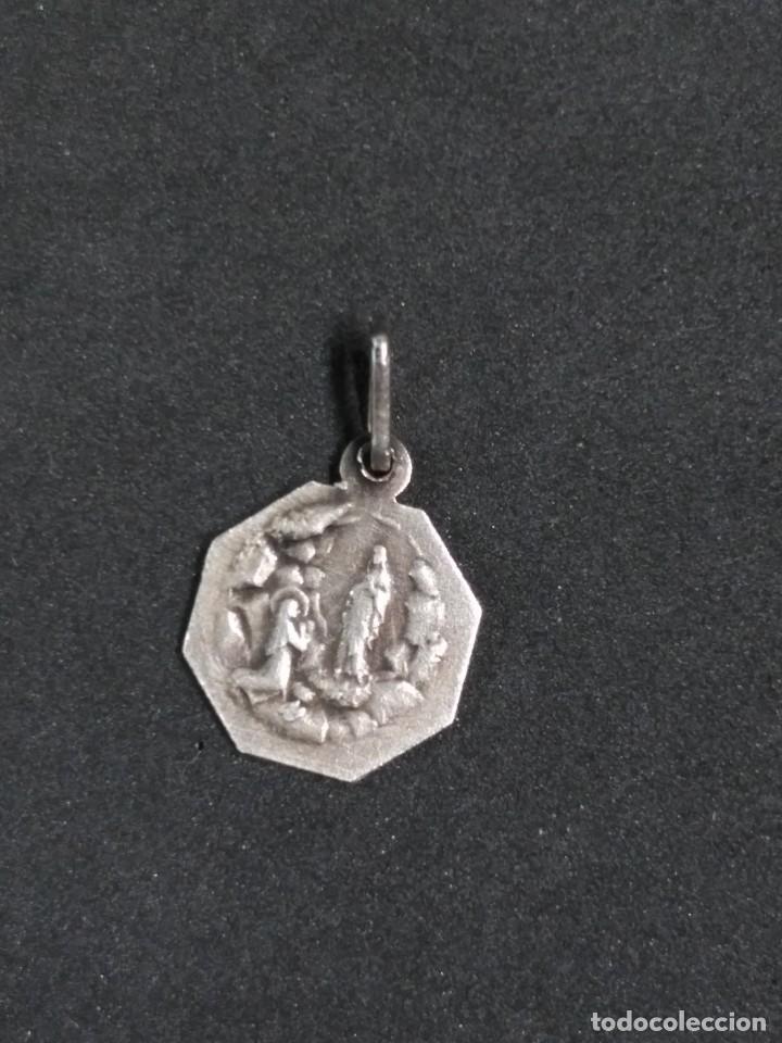 Antig&uuml;edades: MEDALLA DE PLATA DE LA VIRGEN DE FATIMA - Foto 1