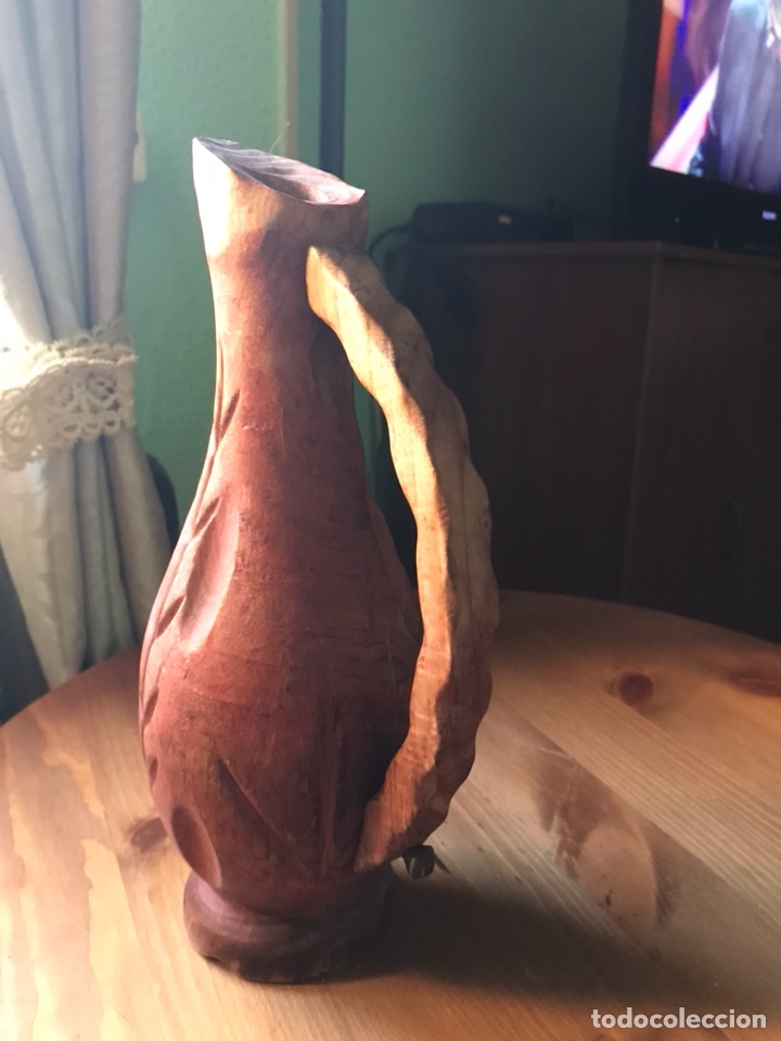 Antig&uuml;edades: Jarra de madera a&ntilde;os 60 - Foto 3