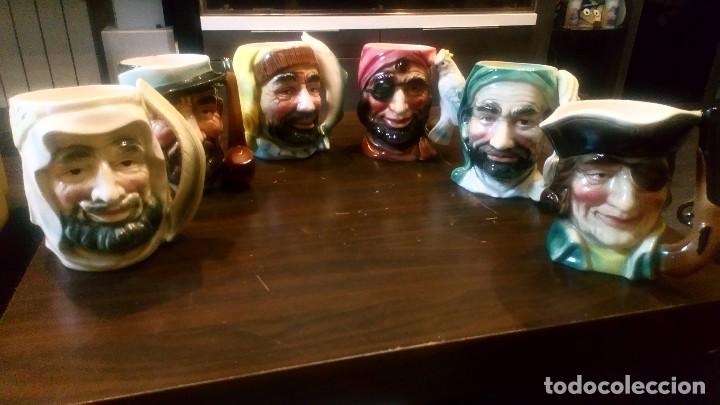 Antig&uuml;edades: Jarras con caras de ceramica - Foto 1