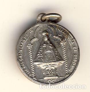 Antiques: MARIA SANT&Iacute;SIMA DEL CASTILLAR.-VILLARRUBIA DE SANTIAGO.- METAL.- 19 MM.-