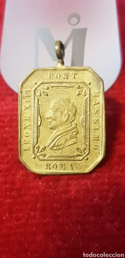 Antig&uuml;edades: Medalla religiosa de Le&oacute;n 13 - Foto 1