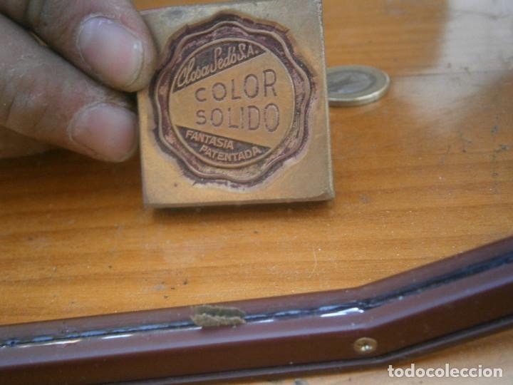 Antiquit&eacute;s: &iexcl;&iexcl;PRECIOSO MOLDE DE IMPRENTA A&Ntilde;OS 40 50 &iexcl;&iexcl;COLOR SOLIDO,FANTASIA PATENTADA