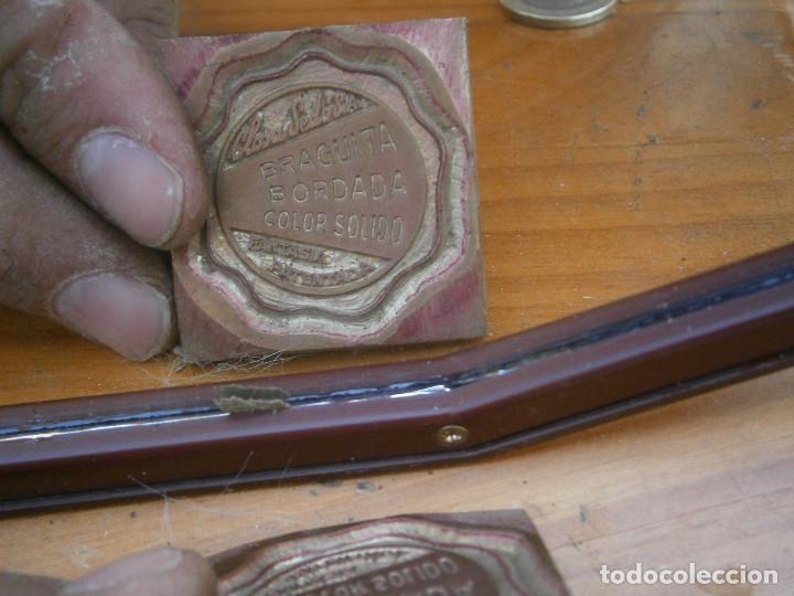 Antiquit&eacute;s: &iexcl;&iexcl;PRECIOSO MOLDE DE IMPRENTA A&Ntilde;OS 40 50 &iexcl;&iexcl;CLOSA SEDOSA,BRAGUITA,BORDADA,,,,