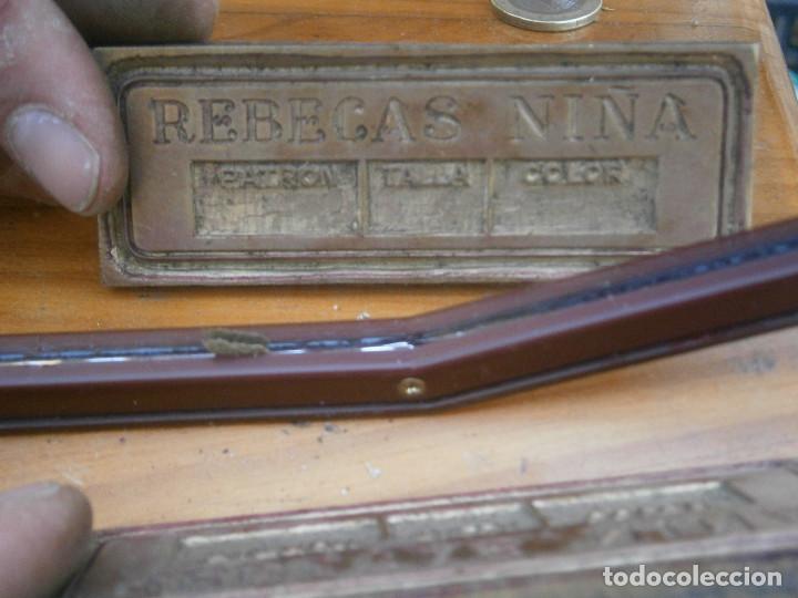 Antiquit&eacute;s: &iexcl;&iexcl;PRECIOSO MOLDE DE IMPRENTA A&Ntilde;OS 40 50 &iexcl;&iexcl;REBECAS NI&Ntilde;AS
