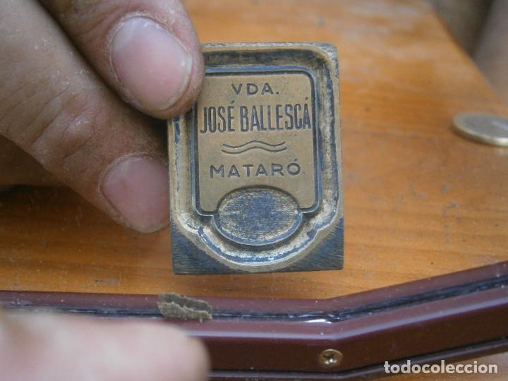 Antiguidades: &iexcl;&iexcl;PRECIOSO MOLDE DE IMPRENTA A&Ntilde;OS 40 50 &iexcl;&iexcl;JOSE BALLESCA&iexcl;&iexcl;MATARO&iexcl;&iexcl;