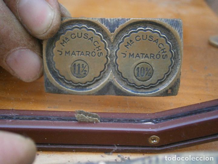 Antiguidades: &iexcl;&iexcl;PRECIOSO MOLDE DE IMPRENTA A&Ntilde;OS 40 50 &iexcl;&iexcl;J,M.CUSACHS&iexcl;&iexcl;&iexcl;MATARO&iexcl;&iexcl;