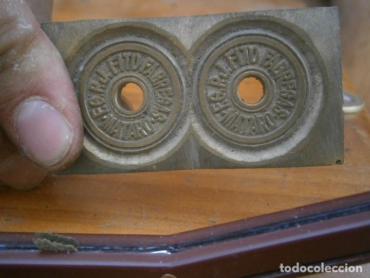 Antiguidades: &iexcl;&iexcl;PRECIOSO MOLDE DE IMPRENTA A&Ntilde;OS 40 50 &iexcl;&iexcl;FABREGAS,,,,,&iexcl;&iexcl;MATARO&iexcl;&iexcl;
