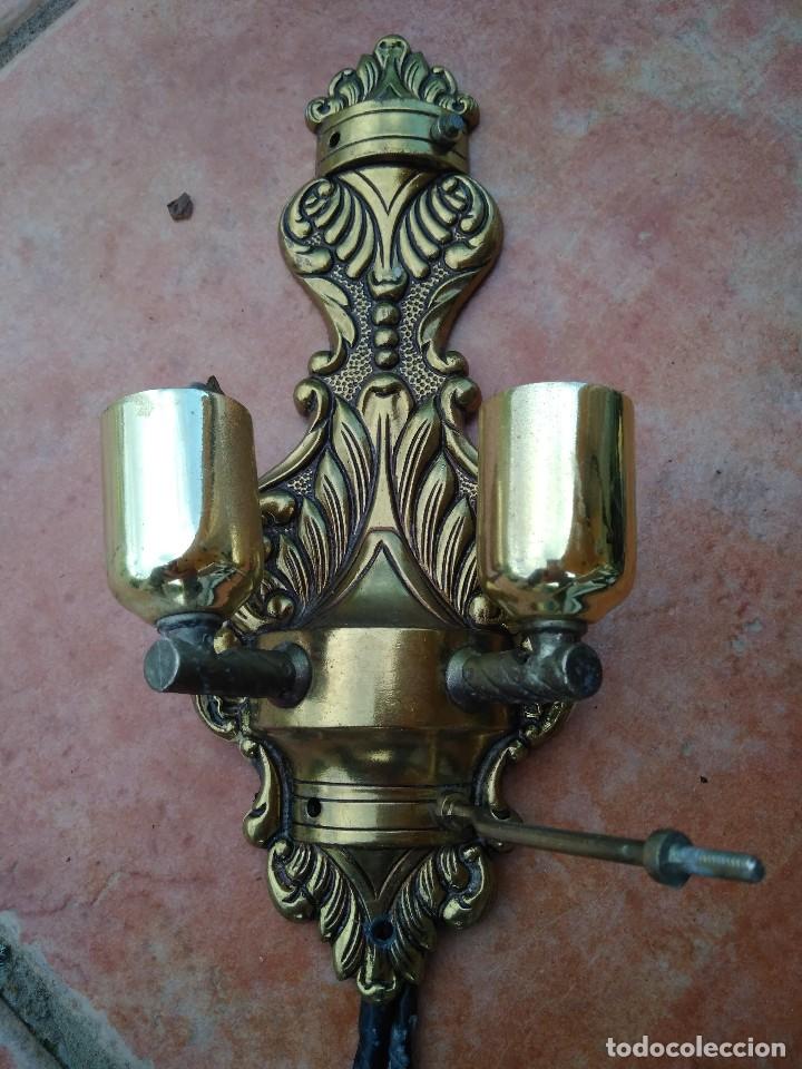 Antig&uuml;edades: Bonito y antiguo aplique de pared - Foto 2