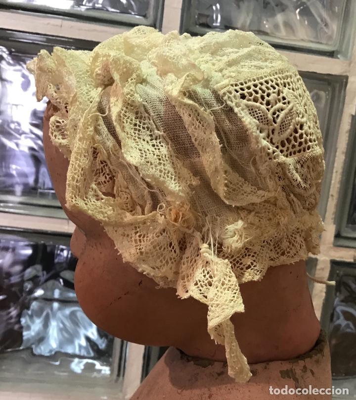 Antig&uuml;edades: GORRO ANTIGUO DE BAUTIZO, ENCAJE - Foto 2