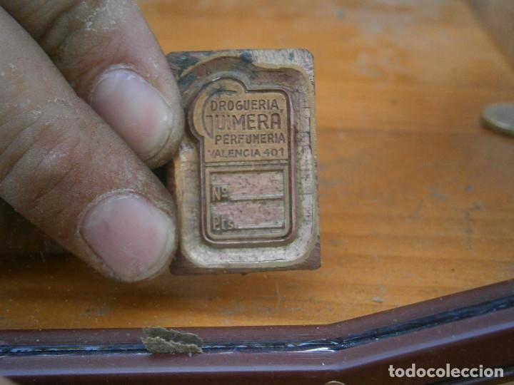 Antiguidades: &iexcl;&iexcl;precioso molde de imprenta a&ntilde;os 40 50 &iexcl;&iexcl;perfumeria guimera &iexcl;&iexcl;&iexcl;valencia&iexcl;&iexcl;
