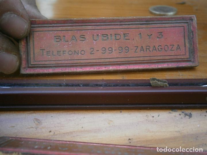 Antiquit&eacute;s: &iexcl;&iexcl;precioso molde de imprenta a&ntilde;os 40 50 &iexcl;&iexcl;BLAS&iexcl;UBIDE&iexcl;&iexcl;ZARAGOZA&iexcl;
