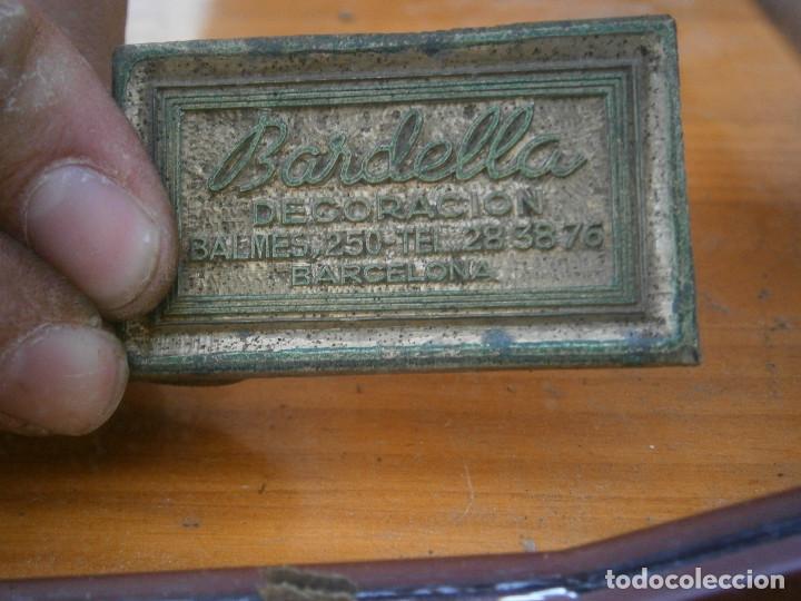Antiquit&eacute;s: &iexcl;&iexcl;precioso molde de imprenta a&ntilde;os 40 50 &iexcl;&iexcl;BARCLELLA&iexcl;&iexcl;DE CORACION ''''BARCELONA&iexcl;&iexcl;