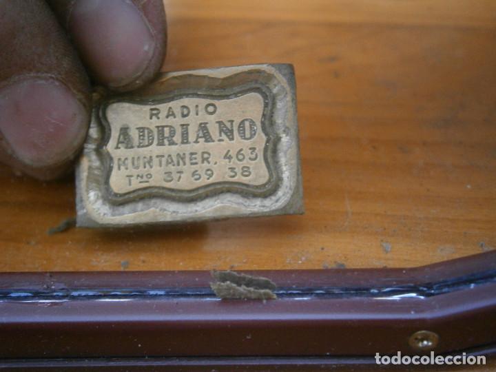 Antiquit&eacute;s: &iexcl;&iexcl;precioso molde de imprenta a&ntilde;os 40 50 &iexcl;&iexcl;RADIO ADRIANO&iexcl;&iexcl;MUNTANER,463&iexcl;&iexcl;BARCELONA&iexcl;&iexcl;