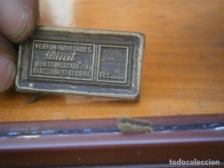 Antiquit&eacute;s: &iexcl;&iexcl;precioso molde de imprenta a&ntilde;os 40 50 &iexcl;&iexcl;PERFUM&iexcl;&iexcl;NOVEDADES&iexcl;,,BARCELONA&iexcl;&iexcl;&iexcl;&iexcl;