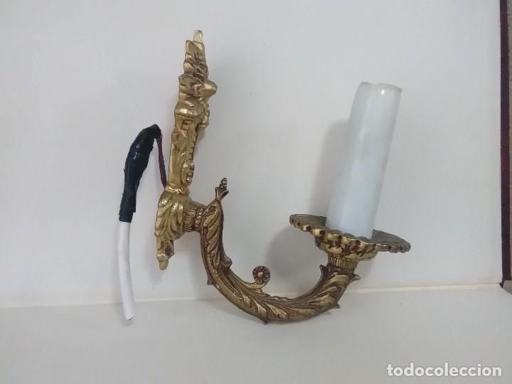 Antig&uuml;edades: Aplique de bronce 15 x5 ctms  390 g - Foto 1