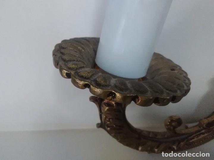 Antig&uuml;edades: Aplique de bronce 15 x5 ctms  390 g - Foto 3