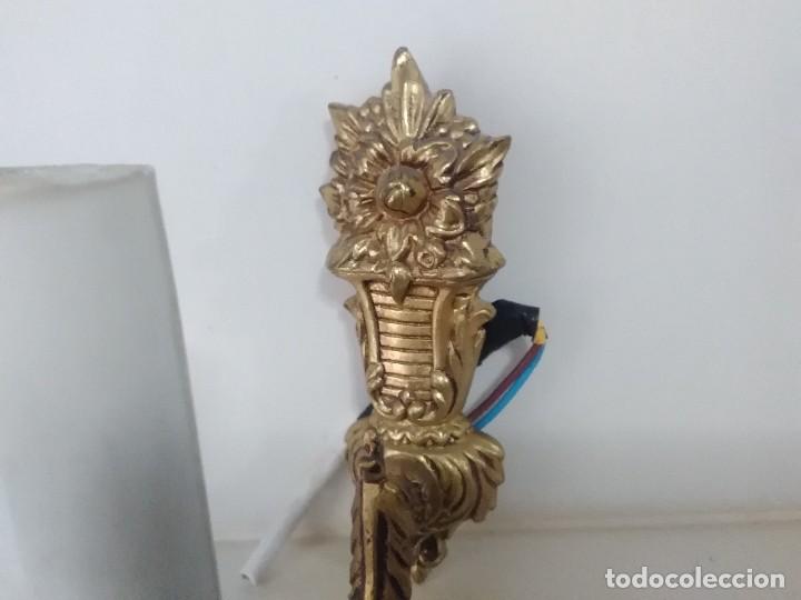 Antig&uuml;edades: Aplique de bronce 15 x5 ctms  390 g - Foto 4